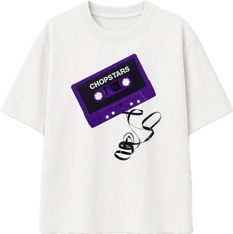 CHOPSTARS SPACE CASSETTE TEE